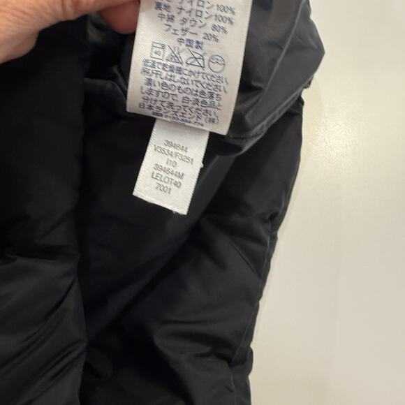 Lands End Women’s Size Small 6-8 Down Puffer Jacket Black Short Coat - Picture 9 of 13